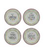 8" Stoneware Celebration Plate – Stars & Stripes, Food-Safe