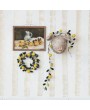 Vintage Hand-Painted Metal Lemon Garland – Farmhouse & Cottagecore