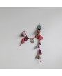 Hand-Embroidered Kantha Pennant Garland – Unique Upcycled Décor