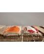Stoneware Floating Koi Fish – Orange & White, Set of 2 Styles