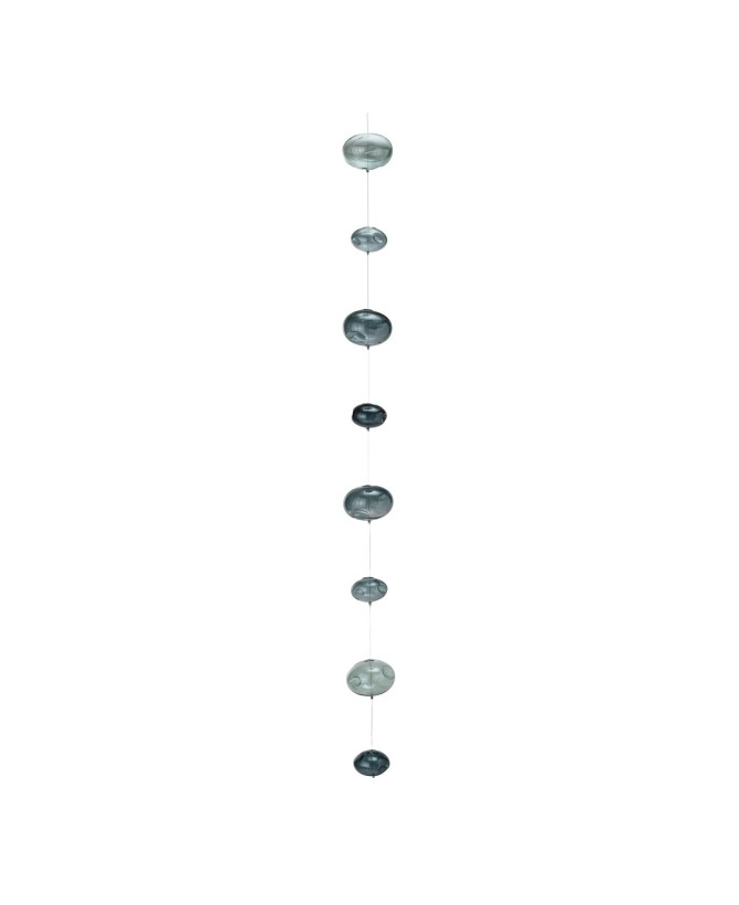 Hand-Blown Glass Bubble Garland – Blue, Boho & Coastal Home Décor