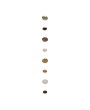 Hand-Blown Glass Bubble Garland – Brown, Rustic & Boho Home Accent