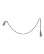 Grey Jute & Wood Bead Garland with Tassels – Cozy Autumn Décor