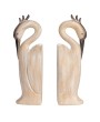 Elegant Resin Heron Bookends – Coastal Farmhouse Decor Set