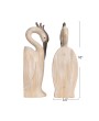 Elegant Resin Heron Bookends – Coastal Farmhouse Decor Set