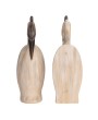 Elegant Resin Heron Bookends – Coastal Farmhouse Decor Set