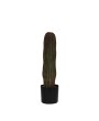 Faux Vatricania Cactus in Plastic Pot – Lifelike Desert Decor