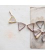 Recycled Cotton Crocheted Pennant Garland – Vibrant, Handwoven Decor