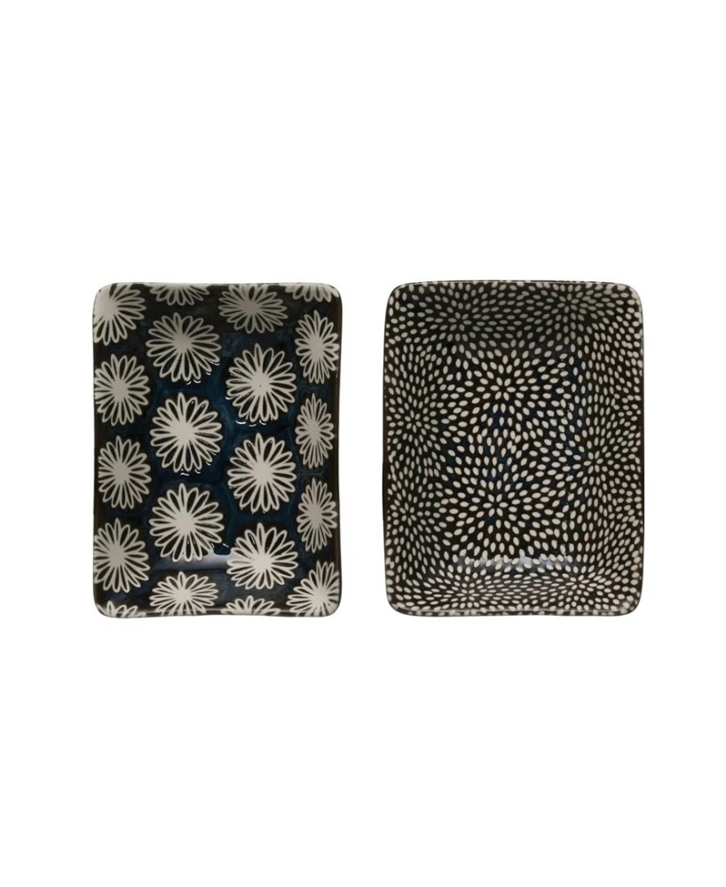 Midnight Blue Mini Stoneware Dish – Elegant, 2 Styles Midnight Blue Mini Stoneware Dish – Elegant, 2 Styles
