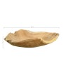 19.5” Teak Wood Bowl – Natural, Food Safe & Decorative