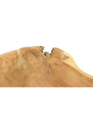 19.5” Teak Wood Bowl – Natural, Food Safe & Decorative