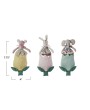 Plush Animal Set with Flower Shaped Pocket – 2-Pack, 3 Styles