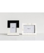 Elegant Resin Photo Frame – White (Holds 5” x 7” Photo)