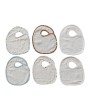 Cotton Double Cloth Baby Bibs – 6 Stylish Patterns, Soft & Absorbent