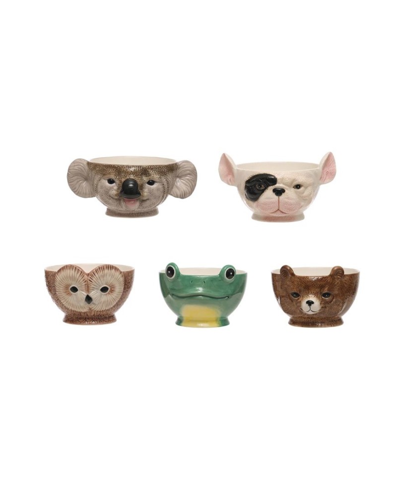 Handcrafted Ceramic Animal Head Bowl – 5 Unique Styles Handcrafted Ceramic Animal Head Bowl – 5 Unique Styles
