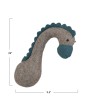 Handmade Wool Felt Dinosaur Head Wall Décor – Grey & Slate Blue