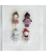 Adorable Plush Doll in Dress – Multi Color, 4 Styles, Soft & Durable