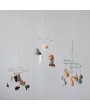 Wool Felt Pelican & Anchor Mobile – Handcrafted Nursery Décor