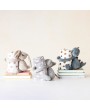 Plush Animal & Polka Dot Blanket Set – Multi Color, 3 Styles, Cozy & C