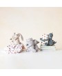 Plush Animal & Polka Dot Blanket Set – Multi Color, 3 Styles, Cozy & C
