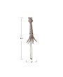 Handmade Wool Felt Squid Wall Décor – Grey & Black