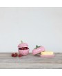 Hand-Painted Ceramic Strawberry Butter Dish – Cute & Functional
