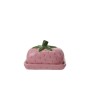 Hand-Painted Ceramic Strawberry Butter Dish – Cute & Functional