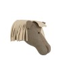 Handmade Wool Felt Horse Head Wall Décor – Brown & Cream
