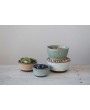 Stoneware Nesting Bowls with Reactive Glaze – Set of 4