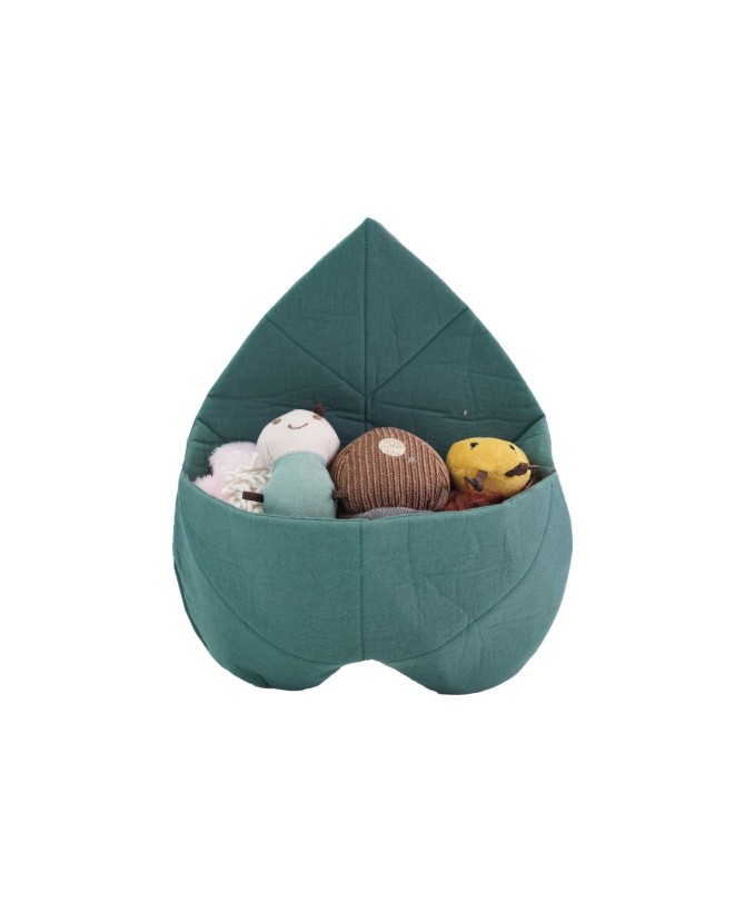 Fabric Leaf Pocket Set – Flower, Caterpillar, Bee, Mushroom