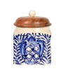 Hand-Painted Stoneware Canister Set – Rustic & Functional Storage