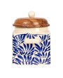 Hand-Painted Stoneware Canister Set – Rustic & Functional Storage