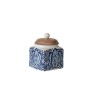 Hand-Painted Stoneware Canister Set – Rustic & Functional Storage