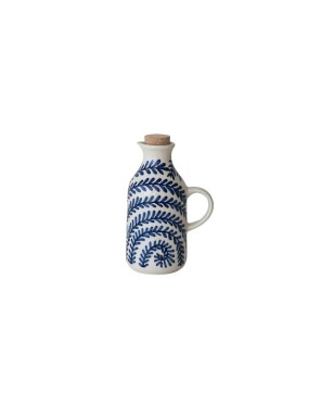 8 oz. Hand-Painted Stoneware Oil Cruet – Stylish & Functional
