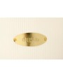 Metal Bread Storage Box – Cream & Gold | Kitchen Decor