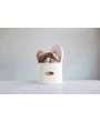 Metal Bread Storage Box – Cream & Gold | Kitchen Decor