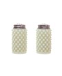 Vintage Milk Glass Salt & Pepper Shakers – Classic Hobnail Design