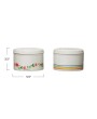 Stoneware Canister Set with Motivational Lid – Food Storage & Decor