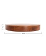 Acacia Wood Pedestal with Handles – Food Safe & Stylish