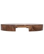 Acacia Wood Pedestal with Handles – Food Safe & Stylish