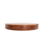 Acacia Wood Pedestal with Handles – Food Safe & Stylish