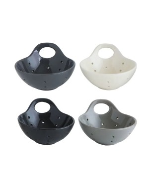 Stoneware Berry Bowl with Handle – Food Safe & Stylish Serveware