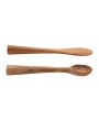 Hand-Carved Acacia Wood Standing Spoon – Rustic & Food Safe