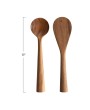 Hand-Carved Acacia Wood Standing Spoon – Rustic & Food Safe