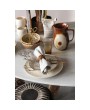 Stoneware Pitcher with Reactive Glaze – 42 oz Elegant Design