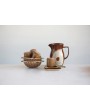 Stoneware Pitcher with Reactive Glaze – 42 oz Elegant Design