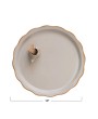 Stoneware Plate with Hedgehog Toothpick Holder – Set of 2