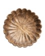 Mango Wood Scalloped Bowl – Handcrafted Natural Serveware