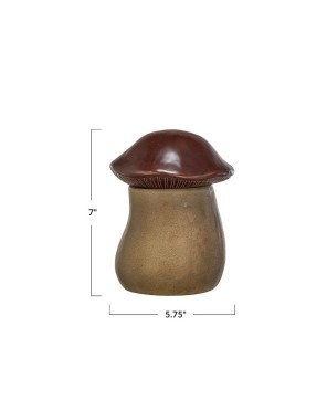 Stoneware Mushroom Canister – Unique & Stylish Kitchen Storage