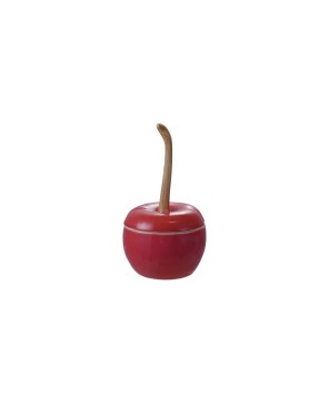 Stoneware Cherry Shaped Jar – Unique Kitchen Storage & Decor